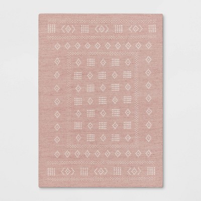 5'x7' Vintage Rug Pink - Pillowfort™