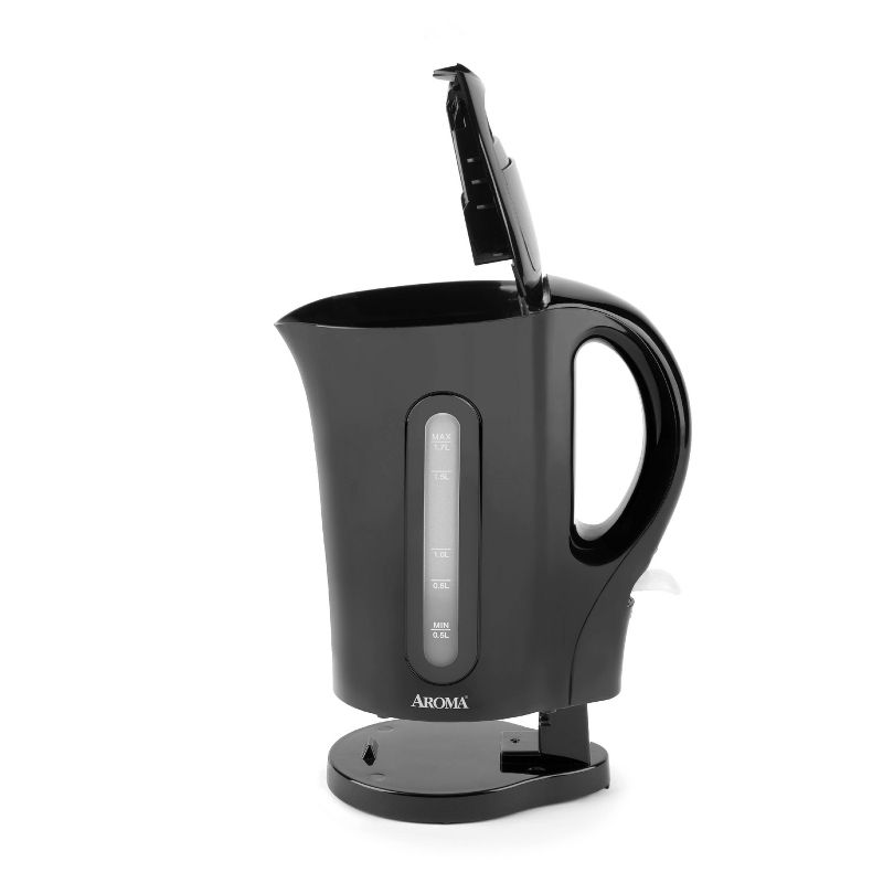 Aroma 1.7L Electric Kettle - Black, 2 of 6