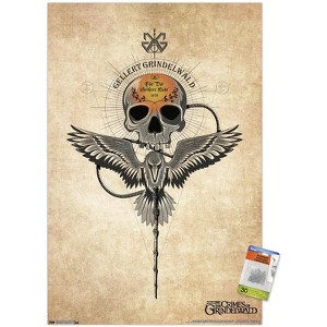 Trends International Fantastic Beasts And Where To Find Them: The Crimes of Grindelwald - Grindelwald Badge Unframed Wall Poster Prints - 1 of 4