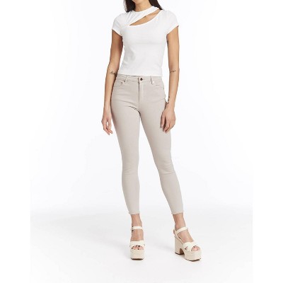 Women's High Rise Color Skinny Jeans - tractr