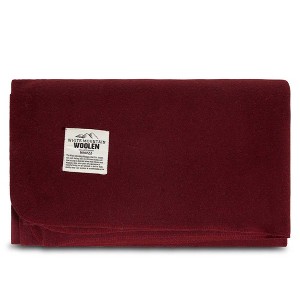Minus33 Merino Wool M33 - Lodge Twin Blanket White Mountain Woolen - 1 of 4