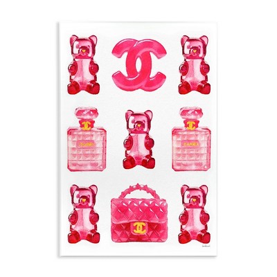Stupell Industries Red Glam Gummy Candy, 10" x 15"