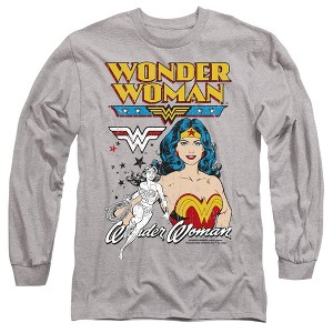 Men’s Wonder Woman Wonderwoman Duo Long Sleeve T-Shirt - 1 of 4