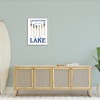 Stupell Industries Adventure Awaits At Lake Oars Phrase, 24" x 30" - 2 of 4