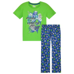 Sleep On It Boys 2-Piece Short-Sleeve Jersey Pajama Pants Set - 1 of 4