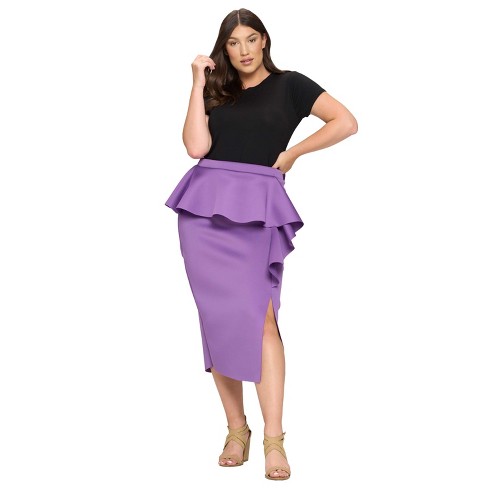 Peplum skirt womens hotsell