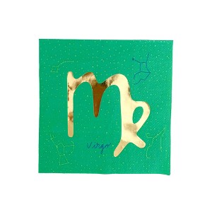 Jollity & Co. - Zodiac Virgo Large Napkins - Pack of 16 Paper Napkins - 1 of 3