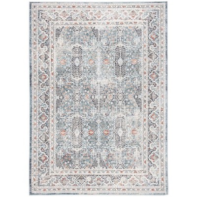 History HIS563 Power Loomed Area Rug - Grey/Light Blue - 5'3"x7'7" - Safavieh.