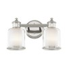 Livex Lighting Middlebush 2 - Light Vanity in  Polished Nickel - 3 of 4