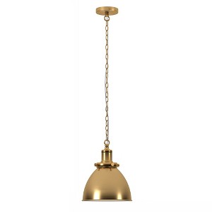 Hudson and Canal Wide Pendant with Metal Shade - 1 of 4