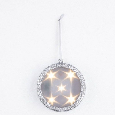 Holographic Christmas Ornaments Silver - Haute Décor