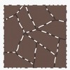 Stone Style 12" Patio Deck Tiles, DIY Interlocking, Quick Install for Porch, Poolside, Balcony, Backyard. 44pcs Red Brown - 2 of 4