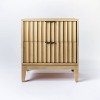 Thousand Oaks Wood Scalloped End Table with Drawers Natural Wood - Threshold™ designed with Studio McGee - 3 of 4