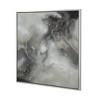 40"x40" Stormy Skies Hand Painted Wall Art with Silver Frame - A&B Home: Contemporary Art Deco, Abstract - 2 of 4