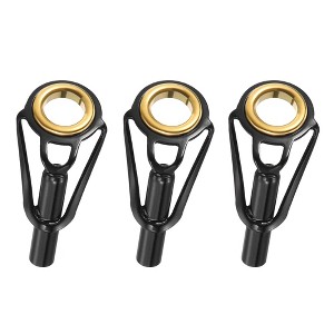 Unique Bargains Stainless Steel Ring Guide Fishing Rod Tip Repair Kits 3 Pcs - 1 of 4