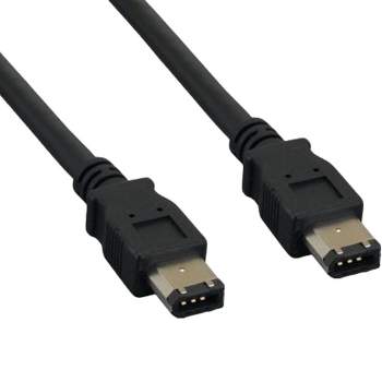 Sanoxy 15ft IEEE 1394a FireWire 400 6-pin to 6-pin, Black
