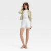 Women's High-Rise Ladder Trim Shorts - A New Day™ - 3 of 3