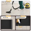 Thickened Diamond Black PVC Garage Flooring Rolls (40/60 sq. ft. ) - 4 of 4