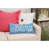 C&F Home 10" x 20" Sunflower Floral Flowers "Spring" Hooked Accent Throw Pillow - 2 of 4