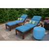 Casual Cushion Stripe Sunbrella Fabric 1-Piece Indoor/Outdoor Lumbar Pillow, 22"W x 9"L - 2 of 4
