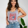 Simply Sage Market Women's America Bold Stars Racerback Graphic Tank - 2 of 3