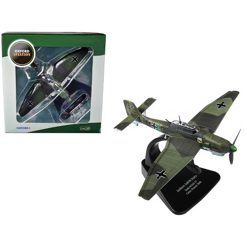 The Cast 1/72 Aereo Aircraft Junkers JU 87D-5 Stuka White Camouflage Action  Figu