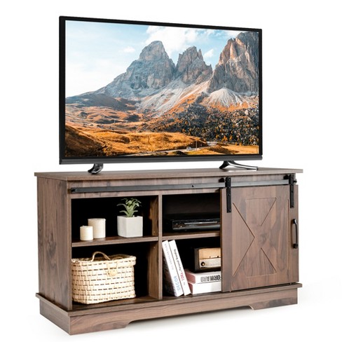 Barn door deals tv stand target