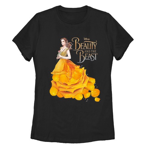 Women's Beauty and the Beast Rose Petal Dress T-Shirt - image 1 of 3