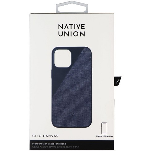 Native Union Clic Canvas Series Hard Case for iPhone 12 Pro Max - Indigo Blue - image 1 of 1