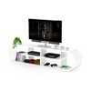 CAVINAS Mid Century Modern TV Stand with 4 Shelves and Open Storage for TVs up to 68 inch - 4 of 4