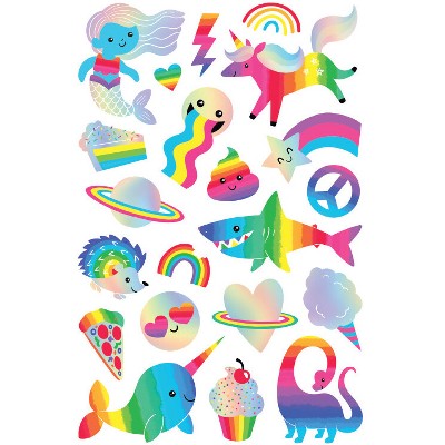 156ct Rainbow Stickers