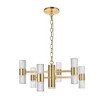 Elegant Lighting Vega 13 light Gold LED Pendant - 3 of 4