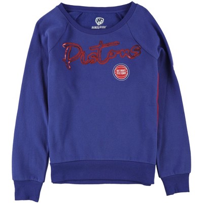 G-III Sports Womens Detroit Pistons Sweatshirt