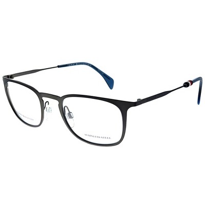 Tommy Hilfiger TH 1473 R80 Unisex Square Eyeglasses Ruthenium 50mm
