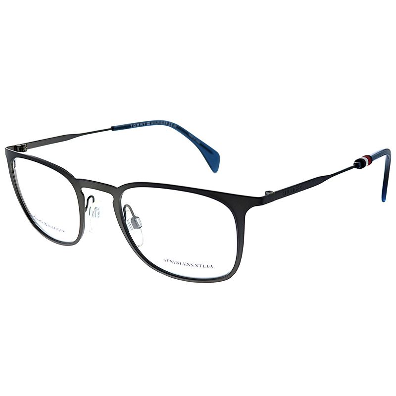 Tommy Hilfiger TH 1473 R80 Unisex Square Eyeglasses Ruthenium 50mm, 1 of 4