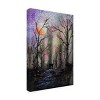 Trademark Fine Art -Michelle Faber 'Black Cat In Forest' Canvas Art - 4 of 4