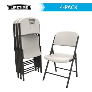Lifetime Commercial Grade Folding Chair, 4-Pack, Almond (42803) - 1 of 4