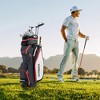 Tangkula 9.5" Golf Cart Bag w/14 Full-Length Divider Rain Hood Cooler Bag 8 Pockets - 2 of 4
