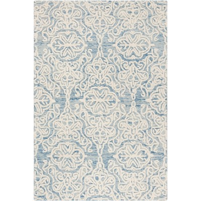 Safavieh BLM863A Blossom Rug Size 4' x 4' Round Blue