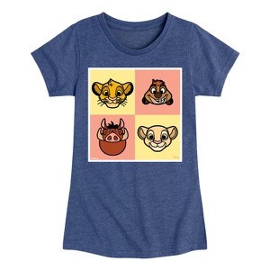 Girls' - Disney - The Lion King Fitted Short Sleeve Graphic T-Shirt - 1 of 3