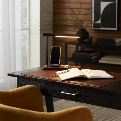 Wireless Charging Stand & Lamp (Includes LED Light Bulb) - Threshold™: Desk Lamp with USB Port, Qi Certified, Dimmable