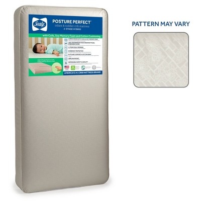 Sustainably Sourced 52.5" Hybrid Memory Foam & Innerspring Toddler Mattress