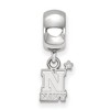 Black Bow Jewelry Sterling Silver Navy Midshipmen NCAA Bead Charm - 2 of 4