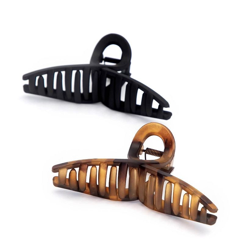 Kitsch Large Loop Claw Clips 2pc - Recycled Plastic, 1 of 7