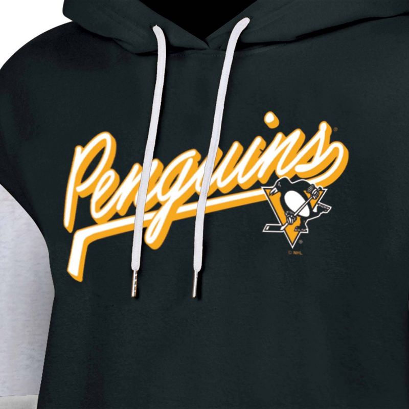 NHL Pittsburgh Penguins Women&#39;s Fleece Hooded Sweatshirt, 3 of 4