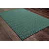 Oriental Weavers Meridian 1634Q Navy/ Green Indoor/Outdoor Area Rug - 7'10" Round - 3 of 4