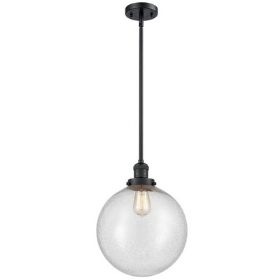 Beacon - 1 Light Stem Hung Mini Pendant In Industrial Style-15 Inches Tall and 12 Inches Wide