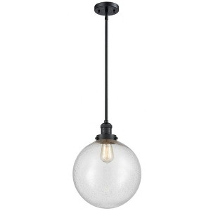 Beacon - 1 Light Stem Hung Mini Pendant In Industrial Style-15 Inches Tall and 12 Inches Wide - 1 of 1