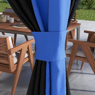 Blue 13' x 13' Pop-Up Canopy Gazebo Tent with Netting and Weight Bags