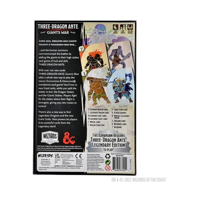 Dungeons & Dragons - Three-Dragon Ante - Giants War Board Game, 2 of 4